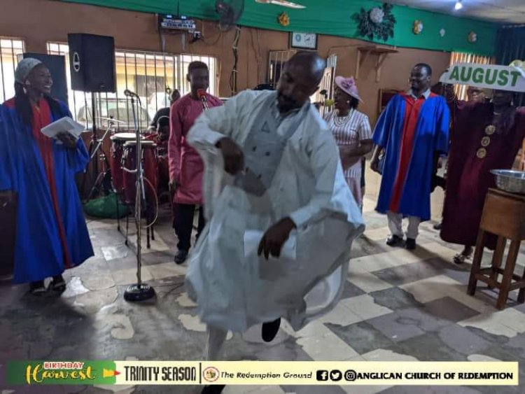 Flashy Dance Steps, As Anglican Church of Redemption Holds 2021 Birthday Harvest (photos)
